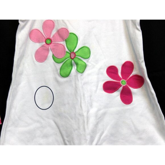 Kellys Kids 2pc Outfit Tank Top Shorts Flowers Stripes Summer Ruffle A-line Long - Picture 3 of 10